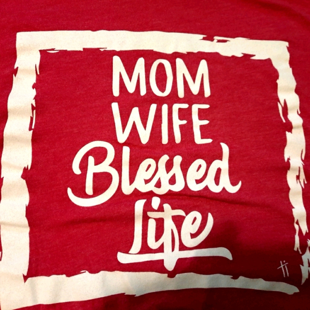 Mom Wife Blessed Life shirt